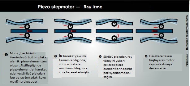piezo step motor